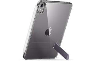 ESR for iPad Mini 7 A17 Pro Case, iPad Mini 7th/6th Generation Case with Stand(2024/2021), 3 Stand Modes, Slim and Light, Drop Safe, Supports Pencil Pro & Pencil (USB-C), Black Clear