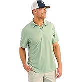 HUK Mens Icon Polo Fishing Shirt with +50 UPF Sun Protection, Ocean Blue, 3X-Large
