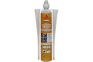 SIKA AnchorFix-2 Super Strength Anchoring Adhesive - Two-Component System for Threaded Rods in Concrete, 10.1 fl. oz - Fast Curing, Solvent-Free, High Load Capacity