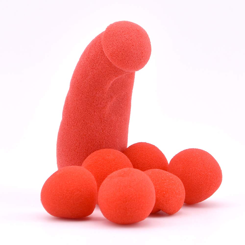 SUMAG Magic Tricks 1set Small Sponge Brother with 4pcs Sponge Balls April Fools Gift Stage Street Illusions Gimmick Accessories Props Funny Mentalism