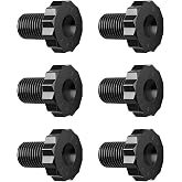 2002902 Flexplate Bolt Kit for ARP,Chromoly,Fits for Chevy/Ford(6Pcs) | 7/16-20 in Thread,Black Flywheel Bolts Universal Ford V6 / V8,Fits for 400 327 307 283 267 265 262 etc.