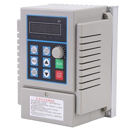 VFD Frequenzumrichter, 0,45kW 220 V AC VFD Drehzahlregler für 3 Phasen Motor