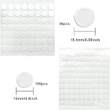 SZXMDKH 156pc Double Sided Clear Putty Dots 10mm 15mm Removable Waterproof No view 2