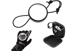 Liyquint 1Pcs Adjustable Scuba Diving Wrist Mirror, Underwater Navigation & Safety Observation Device for Cave Diving, Snorke