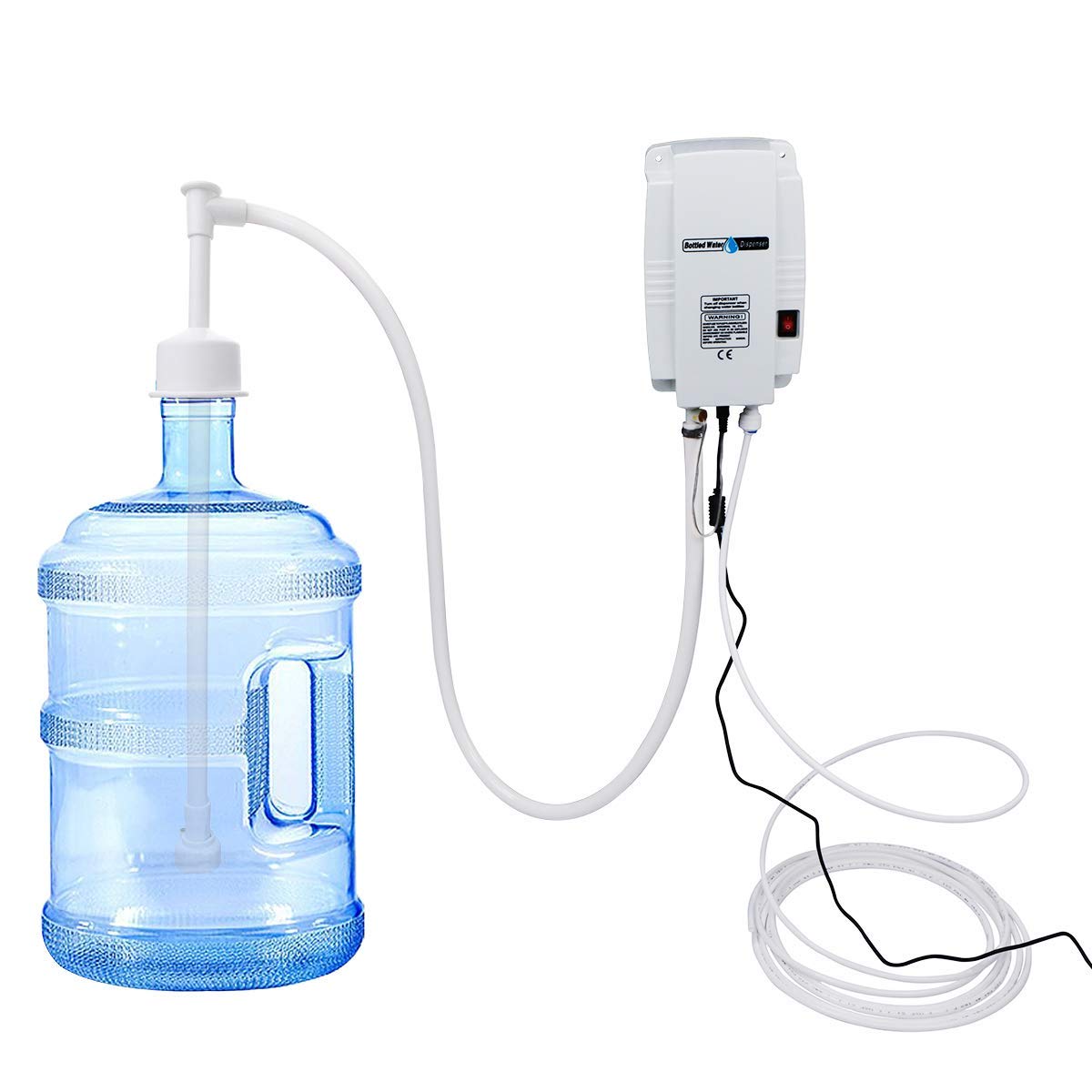 bottled water dispenser with ice maker
