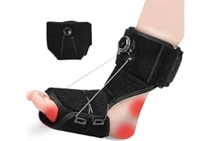 VATHERY Plantar Fasciitis Night Splint Adjustable Planters Facetious Relief with Arch Support Plantar Fasciitis Relief Plantar Fasciitis Brace Achilles Tendonitis Foot Drop Heel Pain Women Men
