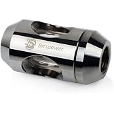 Bitspower G1/4" in-Line Filter, Black Sparkle