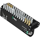 WERA 05056440001 Bit Check Set BC Universal/30 Piece Set 1-BiTorsions Rapidaptor 897/4 and 29 Bitorsions Bits by WERA