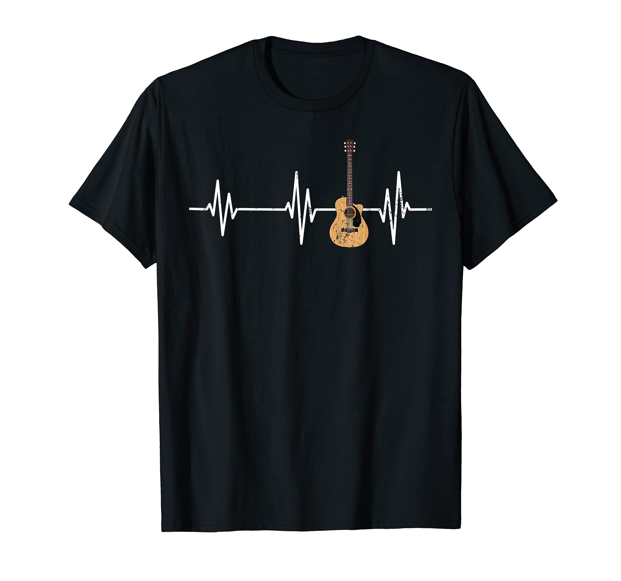 Musical Instrument Guitarist Heartbeat Guitar Player Guitar T-Shirt