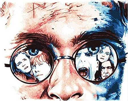 Hnzyf Bricolage Chat Tournesol Champignon Harry Potter Arc En Ciel Pont Tokyo Photo Par Numeros Peinture A L Huile Coloriage Dessiner Wall Art Home Decor Salon Sans Cadre Harry Potter Amazon Fr Cuisine Maison