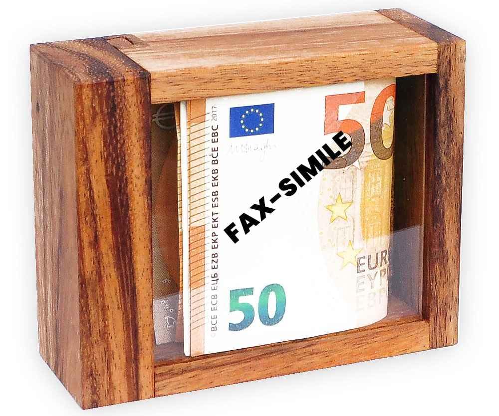 Logica Puzzles Art. Tricky Safe XL - Wooden Puzzle Box - Secret Box - Difficulty 5/6 Incredible - Leonardo da Vinci Collection