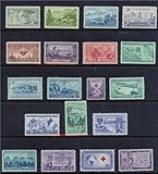 Complete Collection 1951 and 1952 US Commemoratives Mint Never-hinged stamps Great Gift!