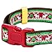 Blueberry Pet 4 Patterns Christmas Santa Claus's Reindeer Adjustable Dog Collar with Detachable Bow Tie, Large, Neck 18