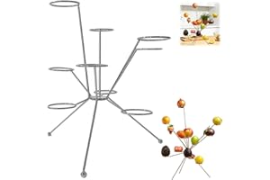 Exploded Fruit Bowl - Exploding Fruit Bowl Stand,Stainless Steel Aesthetic 360° Display Rack, Fireworks On The Dinner Table,T