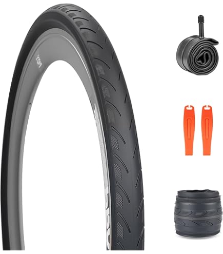 CATAZER - Neumático De Panal De 20 X 1-3/8 Para Bicicleta Sin Cámara
