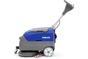 Scrubo Pristine 16, Commercial Walk Behind Floor Scrubber, 16" Cleaning Path, Battery Operated