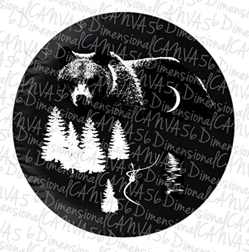 Bear Moon jeep tire cover