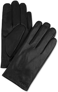 mens fleece lined leather gloves