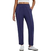 baleaf Womens Travel Pants Stretch Ankle Golf Pants with Pockets Comfy Petite Business Casual Dressy Work Slacks
