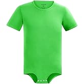 Landofgenie Men Short Sleeve Bodysuit Pajama Bodysuit One Piece Pajamas Rompers Basic Onesie