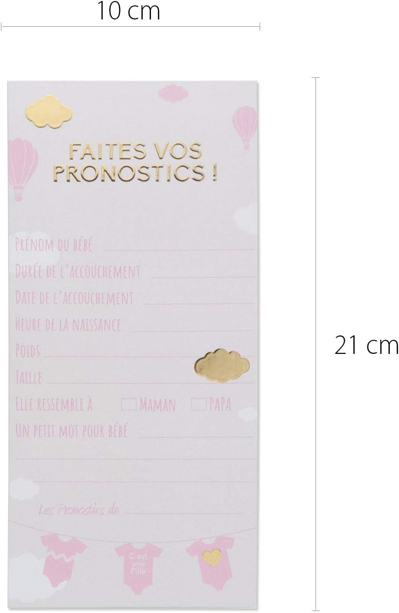 Olilly 10 Cartes Pronostic Pour Baby Shower Jeu Et Pronostics De Naissance A Faire Entre Amies Fille 10 Cartes Amazon Fr Jeux Et Jouets Olilly 10 Cartes Pronostic Pour Baby Shower Jeu Et Pronostics De Naissance A Faire Entre Amies Fille 10 Cartes Amazon Fr Jeux Et Jouets