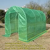 Quictent 12' X 7' X 7' Portable Greenhouse Large Walk-in Green Garden Hot House