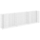 vidaXL Rectangular Gabion Raised Garden Bed