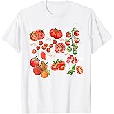 Tomato Fruit Botanical Cottagecore Clothing Vegetable T-Shirt