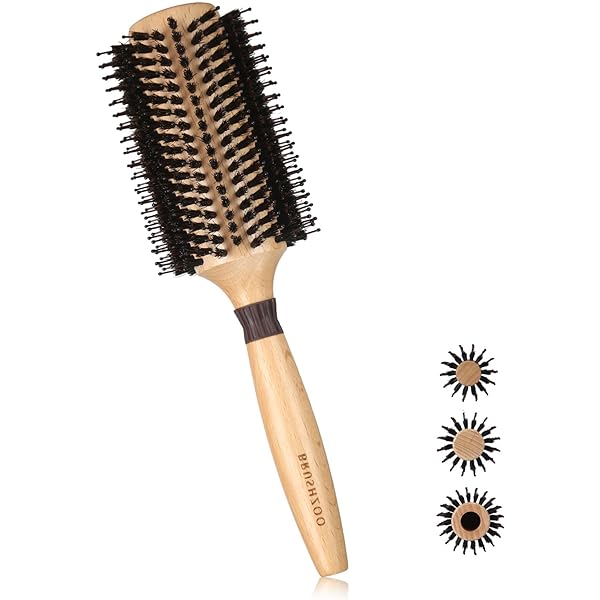 Sally Hershberger Teasing Brush – Doppelseitige Volumen-Bürste Mit Borsten & Scheitel-Stick, Für Feines Bis Dickes Haar
