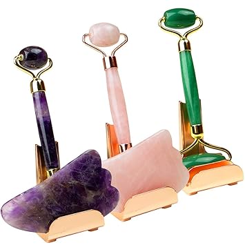 Amazon Com Jade Roller And Gua Sha Stand And Holder Works With