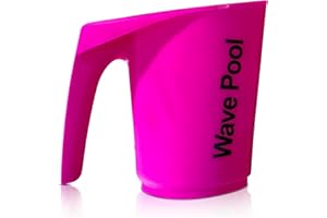WAVE POOL DE Pool Filter Powder Scoop – 1 lb Measurement – Compatible with All DE Filters – EZ Grip Design for Easy Handling – Large DE Chemical Scooper for Pool Maintenance
