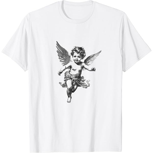 Amazon.com: Little Cute Angel T-Shirt, Children's Angel T-Shirt