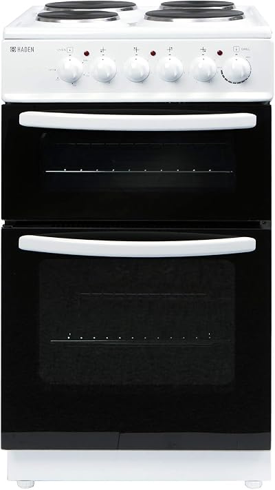 Haden HEST50W Electric Cooker 52 L Twin Cavity 50cm White