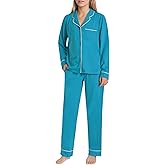 Pintage Women's Petite Cotton Pajama Set Petite Length Pjs