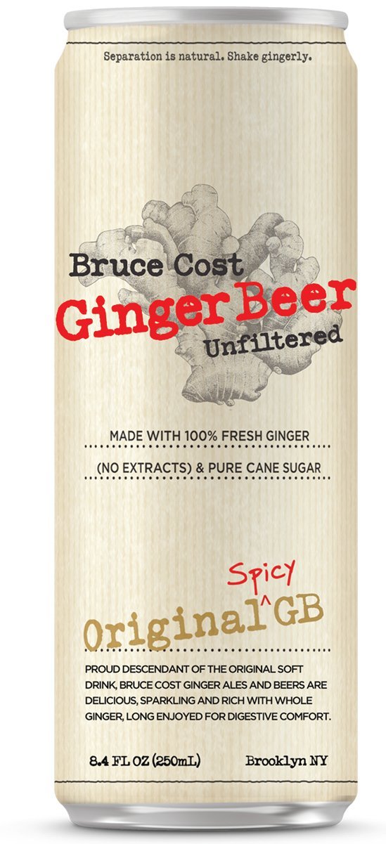 Bruce Cost Ginger Beer (24 pack, 8.4 oz can)
