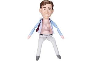 Shelf Talkers 12" Talking Plush Andy from The 40-Year-Old Virgin Movie, Pull String Toy Collectible Plush
