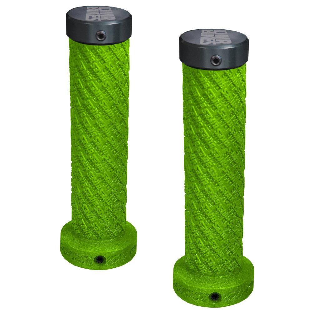 dark green bike grips