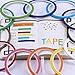 Supla 12 Colors 12 Rolls Whiteboard Gridding Tape Grid Marking Tapes 1/8