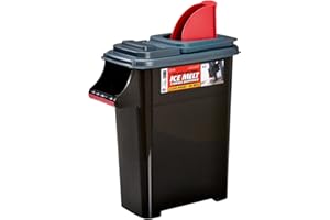 Buddeez 14601GRAY-DS Ice Melt Dispenser, 14601GRAY-ONL, Black/Gray/red