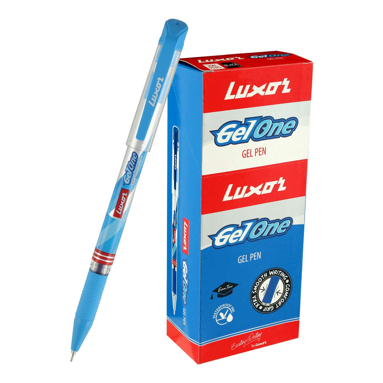 Luxor Gel One Ball Pen Blue (20's Box)