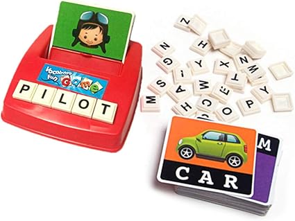 Amazon Co Jp Kleinrv おもちゃ 学習玩具 スペルゲーム 知育 文字 初期の教育 ゲーム機 子供 おもちゃ プレゼント ベビー マタニティ