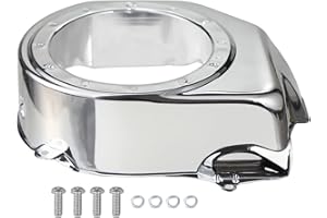 SWILPOOL Mirror-Silver Recoil Fan Cover Shroud fit for Predator 212cc Hemi/Non-Hemi for Honda GX160/GX200 for Hisun 196cc Engines for Coleman B200R CT200U BT200X KT196 Go Kart Mini Bike