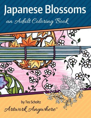 Japanese Blossoms: an Adult Coloring Book (Flowers to Color) (Volume 2)