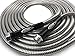 TITAN Garden Hose 25FT - 304 Stainless Steel Metal Water Hose, Flexible, Kink-Free, Lightweight, Durable, Crush Resistant Fittings, Easy to Coil, 500 PSI