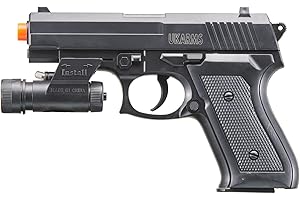 UKARMS UK Arms V1918A Spring Powered Airsoft Pistol w & Light (Color: Black)