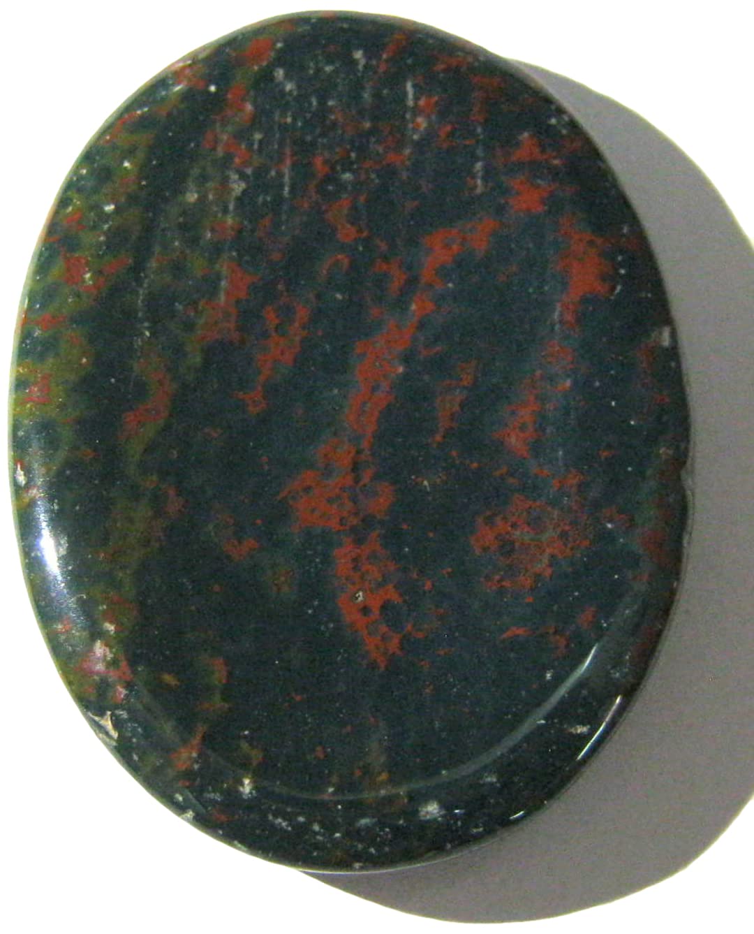 crystalmiracle Bloodstone Worry Stone Crystal Healing Thumb Stone Positive Energy Gift gemstone Reiki handcrafted