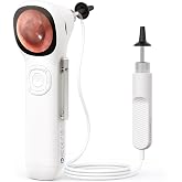 Otoscope with Light, No App Needed, HD Screen, Ear Scope Camera for Family | Ear Camera with Earwax Removal Kit for Home Cleaning Checking, Photo &amp; Video, 3.9mm Lens, 8GB Card, LED Light, Type-C Port