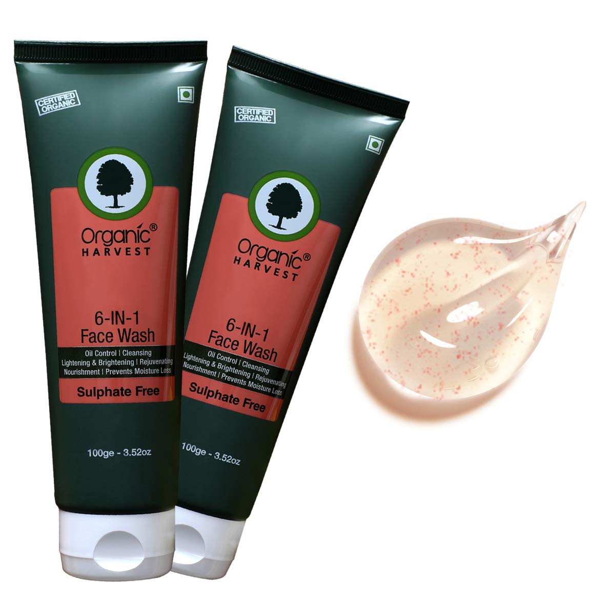 organic oil free face wash