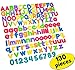Roscoe Learning Magnetic Letters and Numbers- 130 Foam ABC Magnets with Storage Container