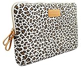 KayondCute Leopard's Spots Style Canvas Fabric Ultraportable Neoprene 13-13.3Inch Laptop / Notebook Computer / MacBook / MacBook Pro / MacBook Air Sleeve Case Bag Cover